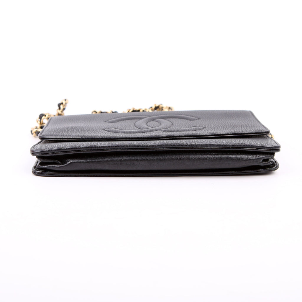 WOC Timeless CC Caviar Black/Gold
