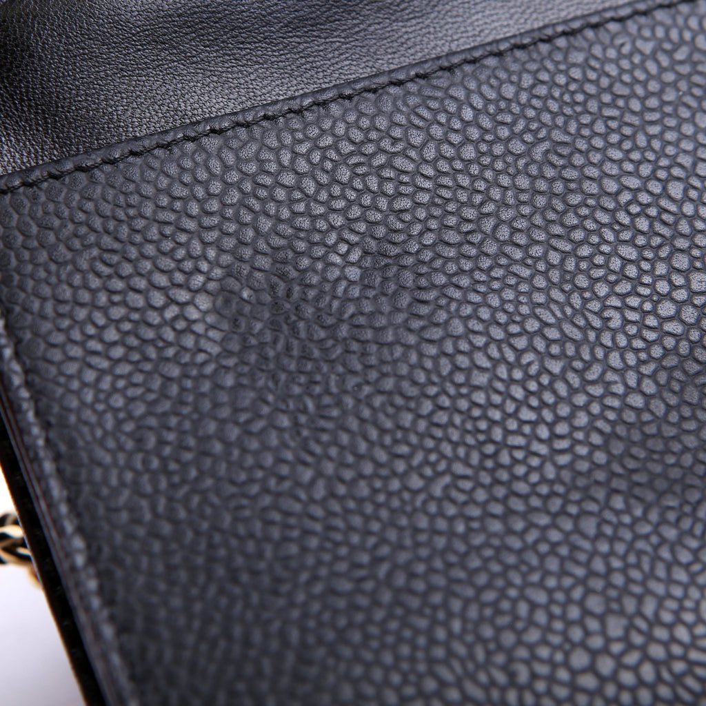 WOC Timeless CC Caviar Black/Gold