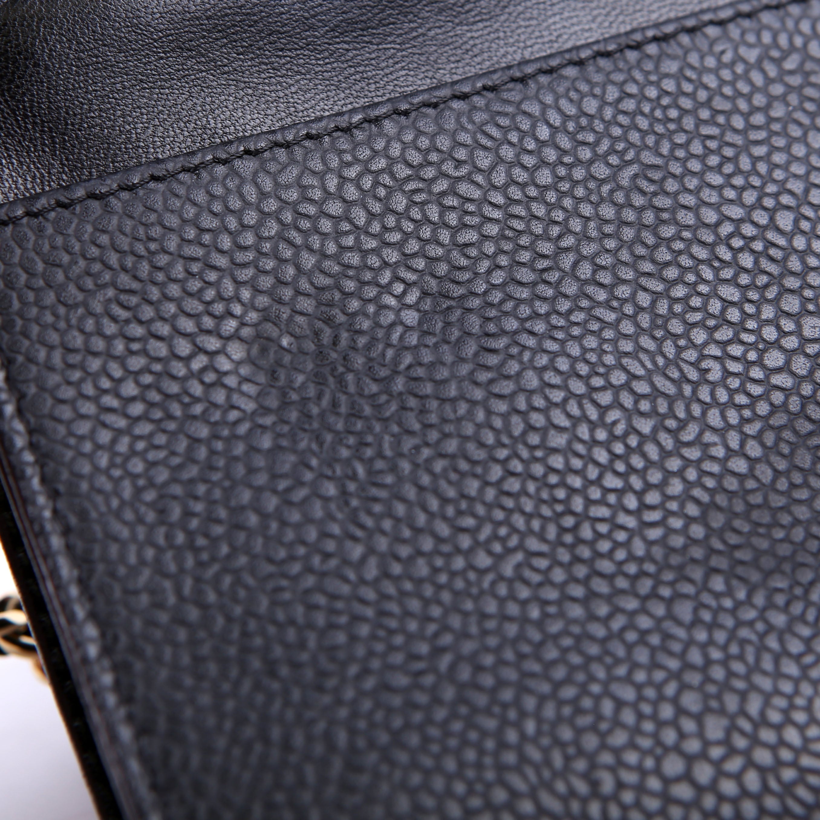 WOC Timeless CC Caviar Black/Gold