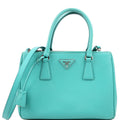Prada Saffiano Galleria Small Teal