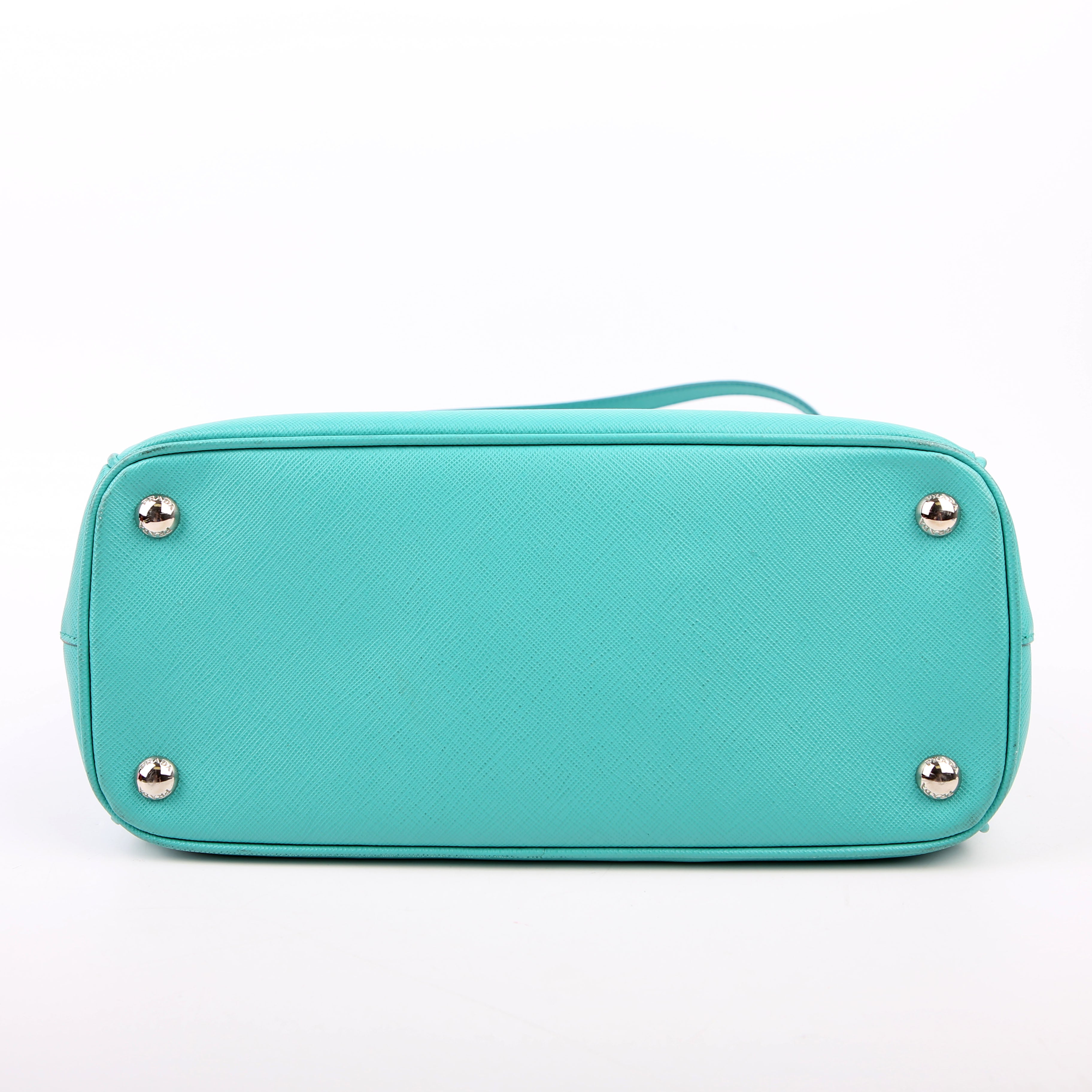 Prada Saffiano Galleria Small Teal