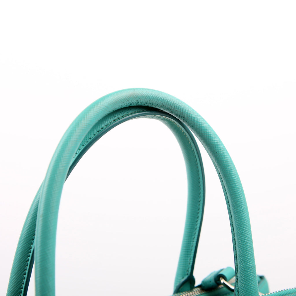 Prada Saffiano Galleria Small Teal