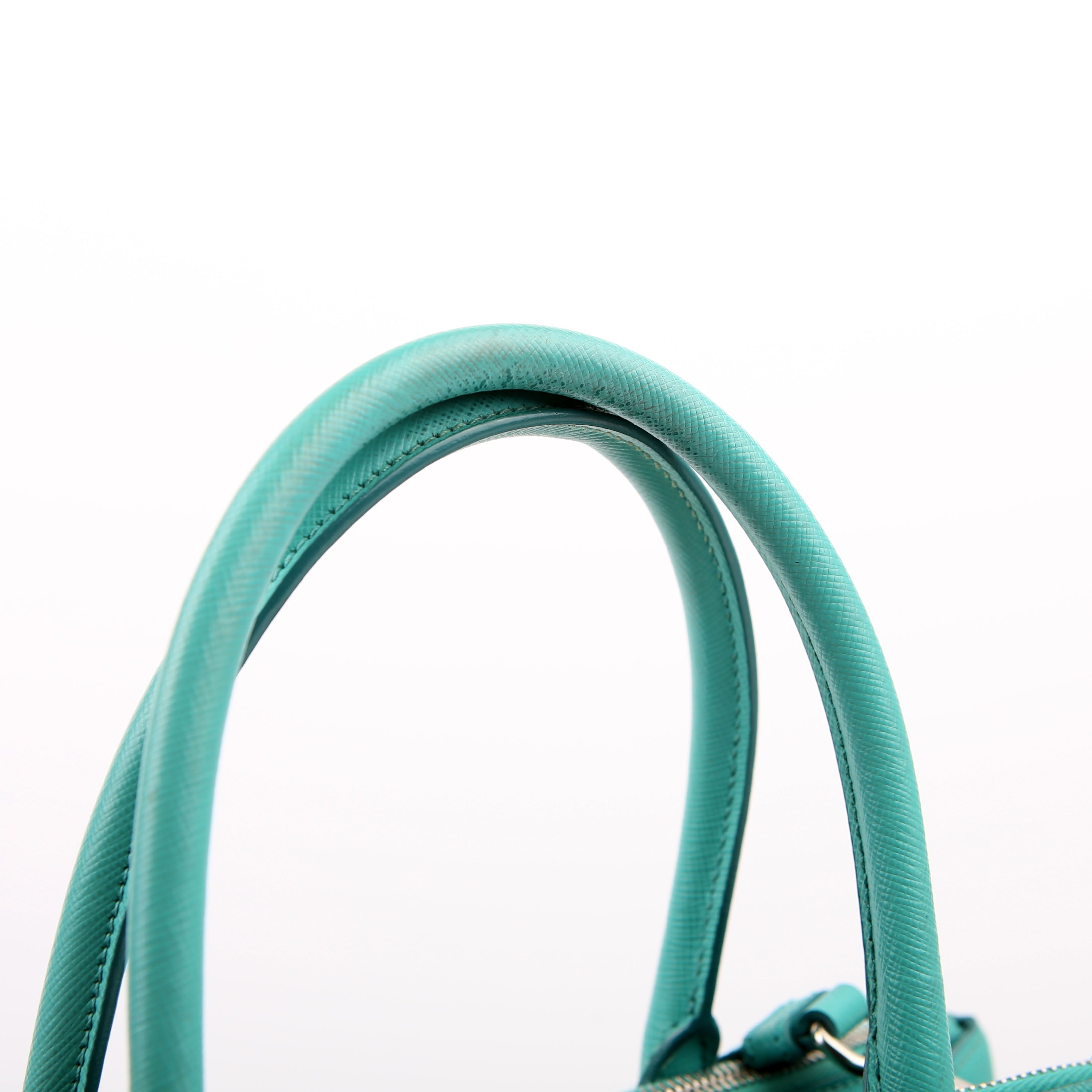 Prada Saffiano Galleria Small Teal