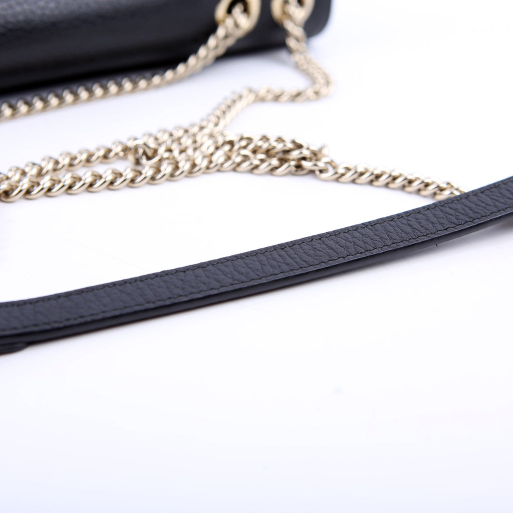 Gucci 510303 Interlocking GG Shoulder Black