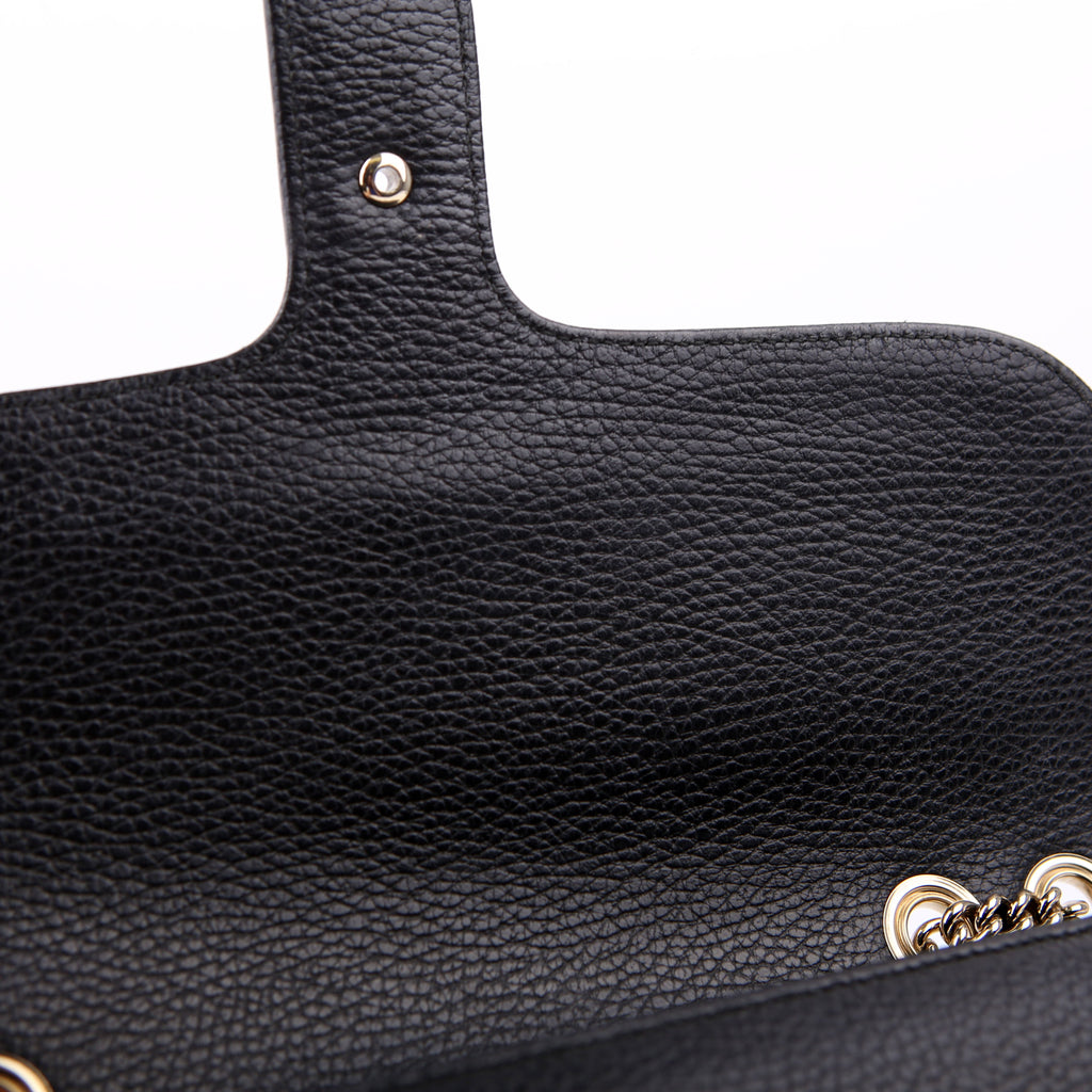 Gucci 510303 Interlocking GG Shoulder Black