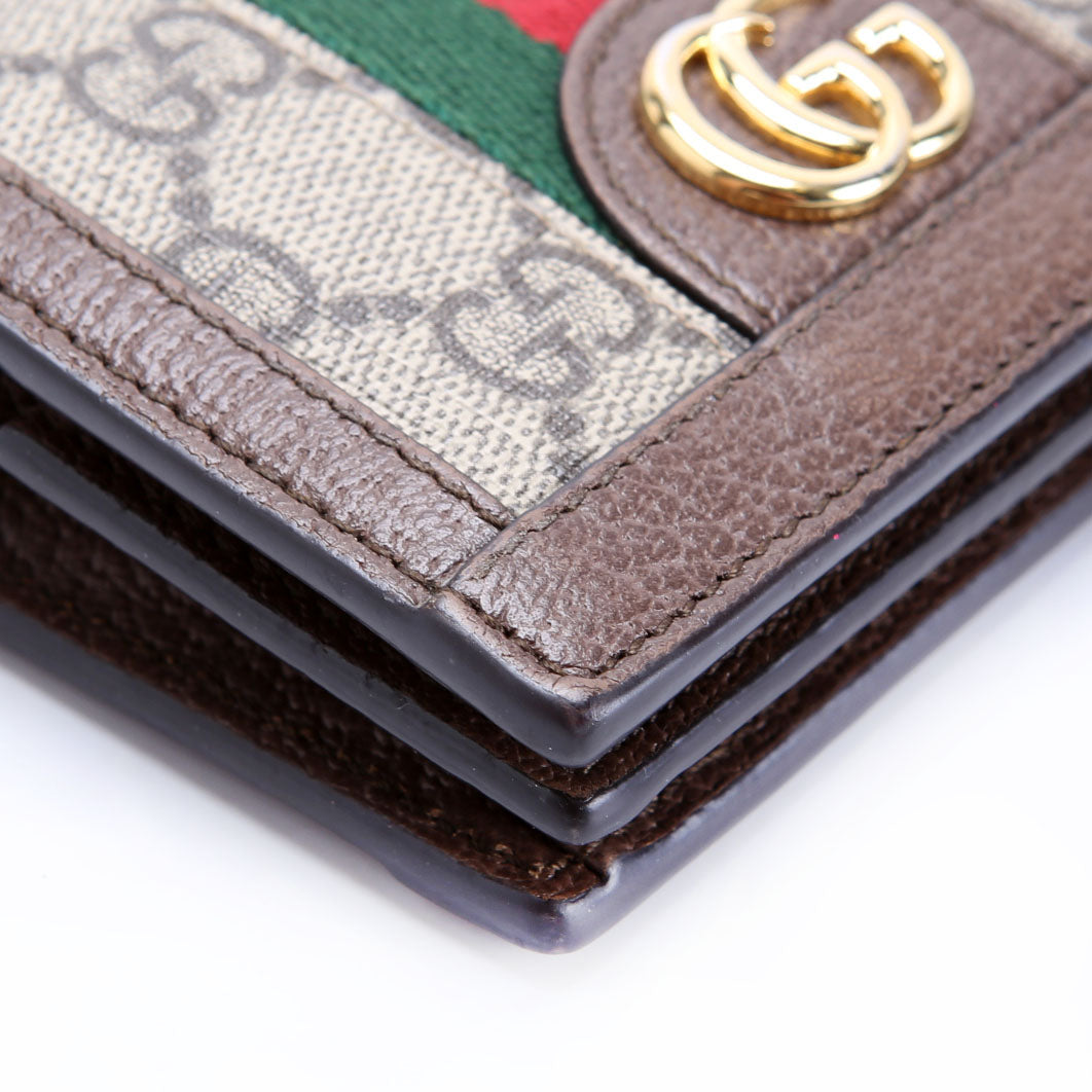523155 Ophidia GG Card Case Wallet