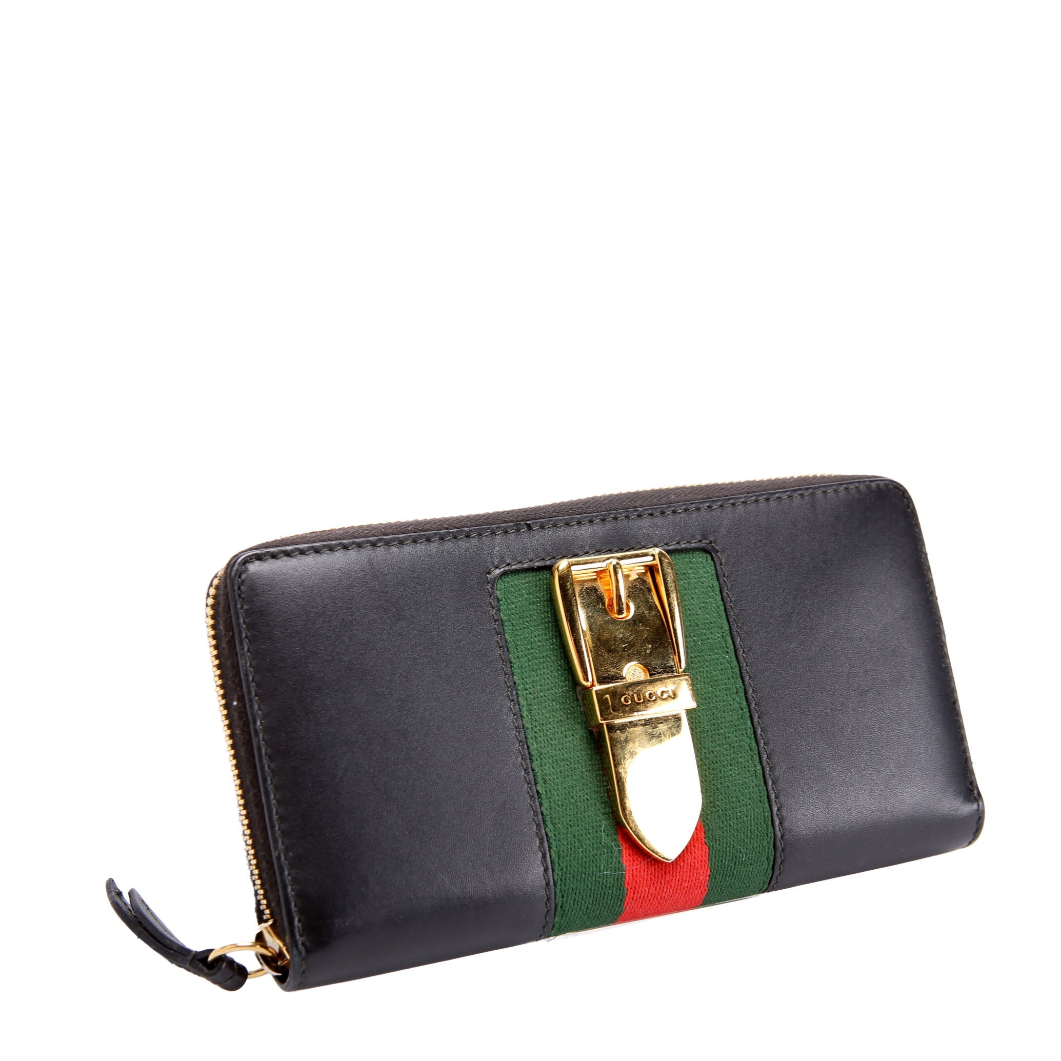 476083 Sylvie Zip Around Wallet Black