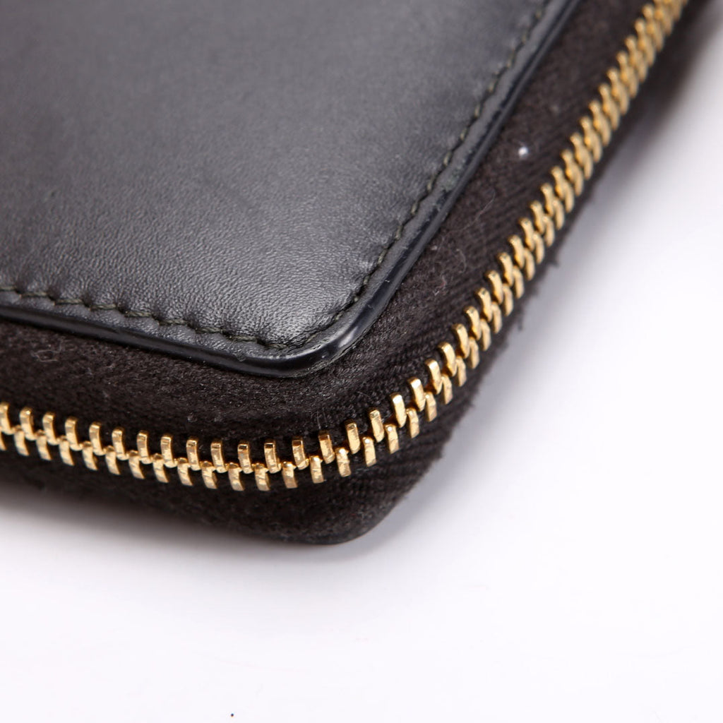 476083 Sylvie Zip Around Wallet Black