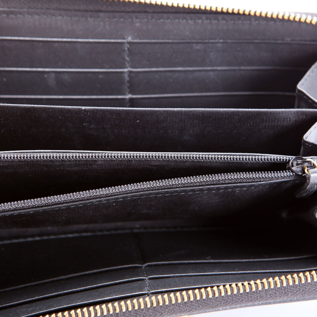 476083 Sylvie Zip Around Wallet Black