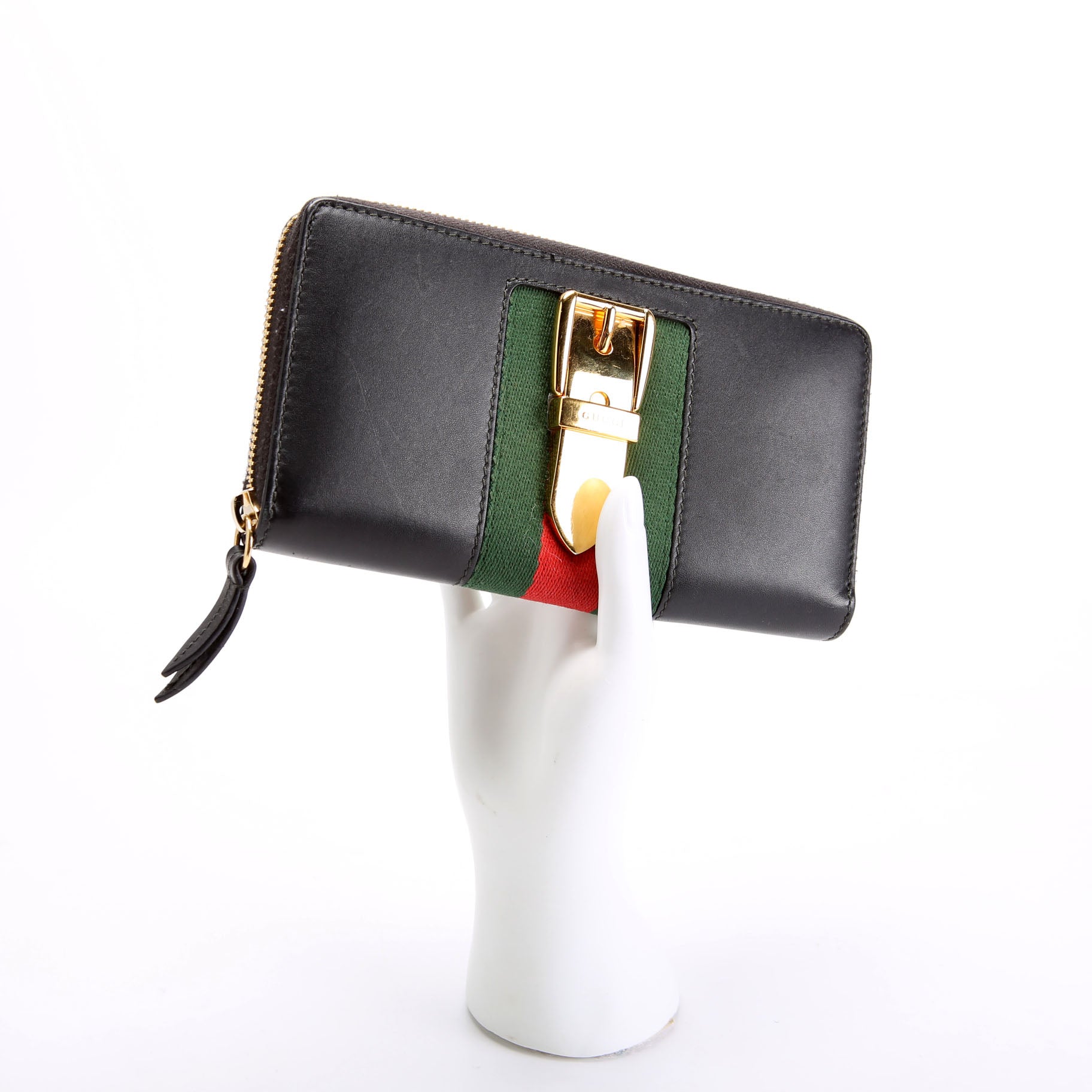 476083 Sylvie Zip Around Wallet Black