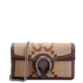 Gucci 476432 Dionysus Jumbo GG Super Mini Brown/Beige
