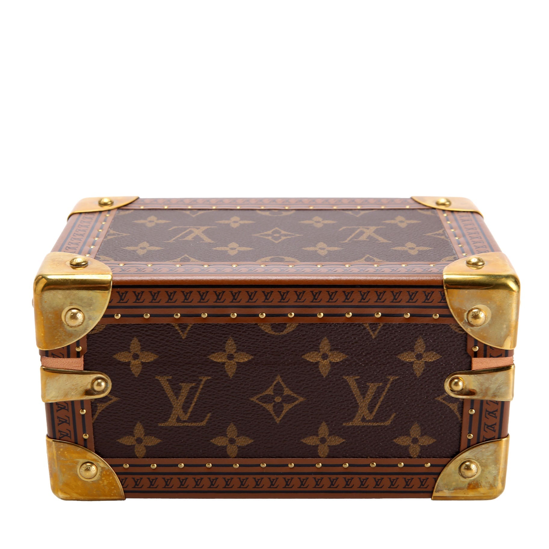 Coffret Tresor 20 Jewelry Box Monogram Brown/Berry