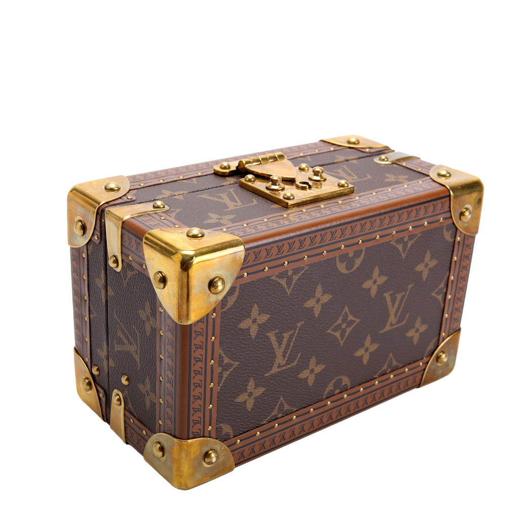 Coffret Tresor 20 Jewelry Box Monogram Brown/Berry