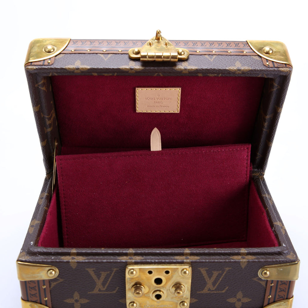 Coffret Tresor 20 Jewelry Box Monogram Brown/Berry