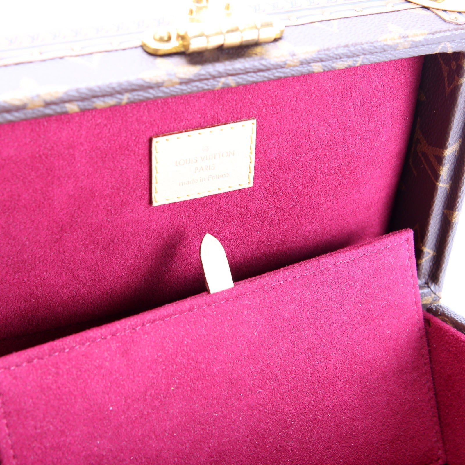 Coffret Tresor 20 Jewelry Box Monogram Brown/Berry