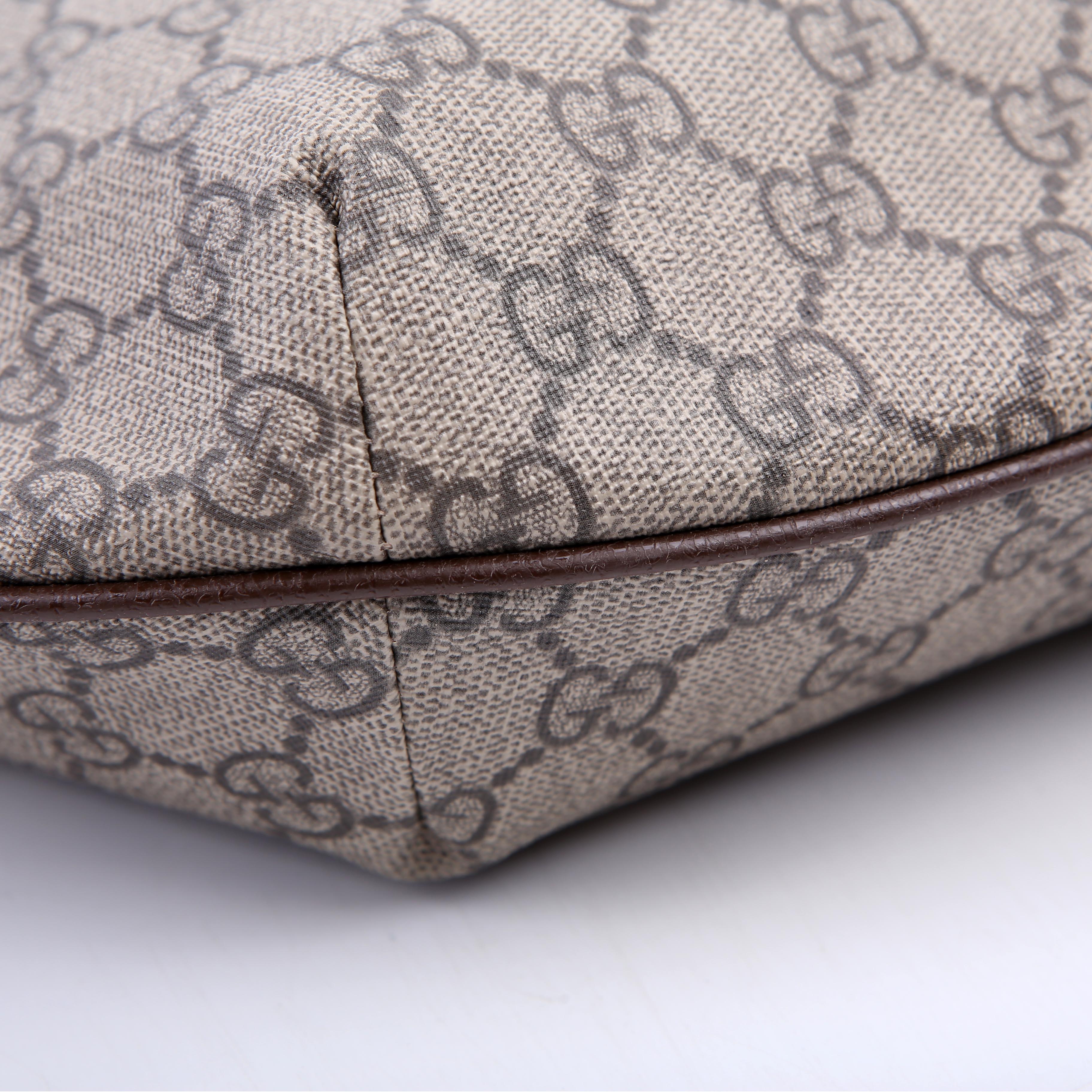 Gucci 547939 Ophidia GG Supreme Half Moon Hobo Large
