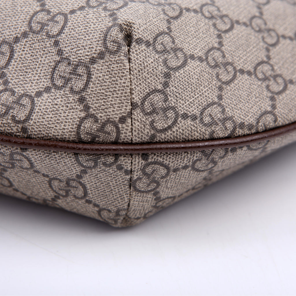 Gucci 547939 Ophidia GG Supreme Half Moon Hobo Large
