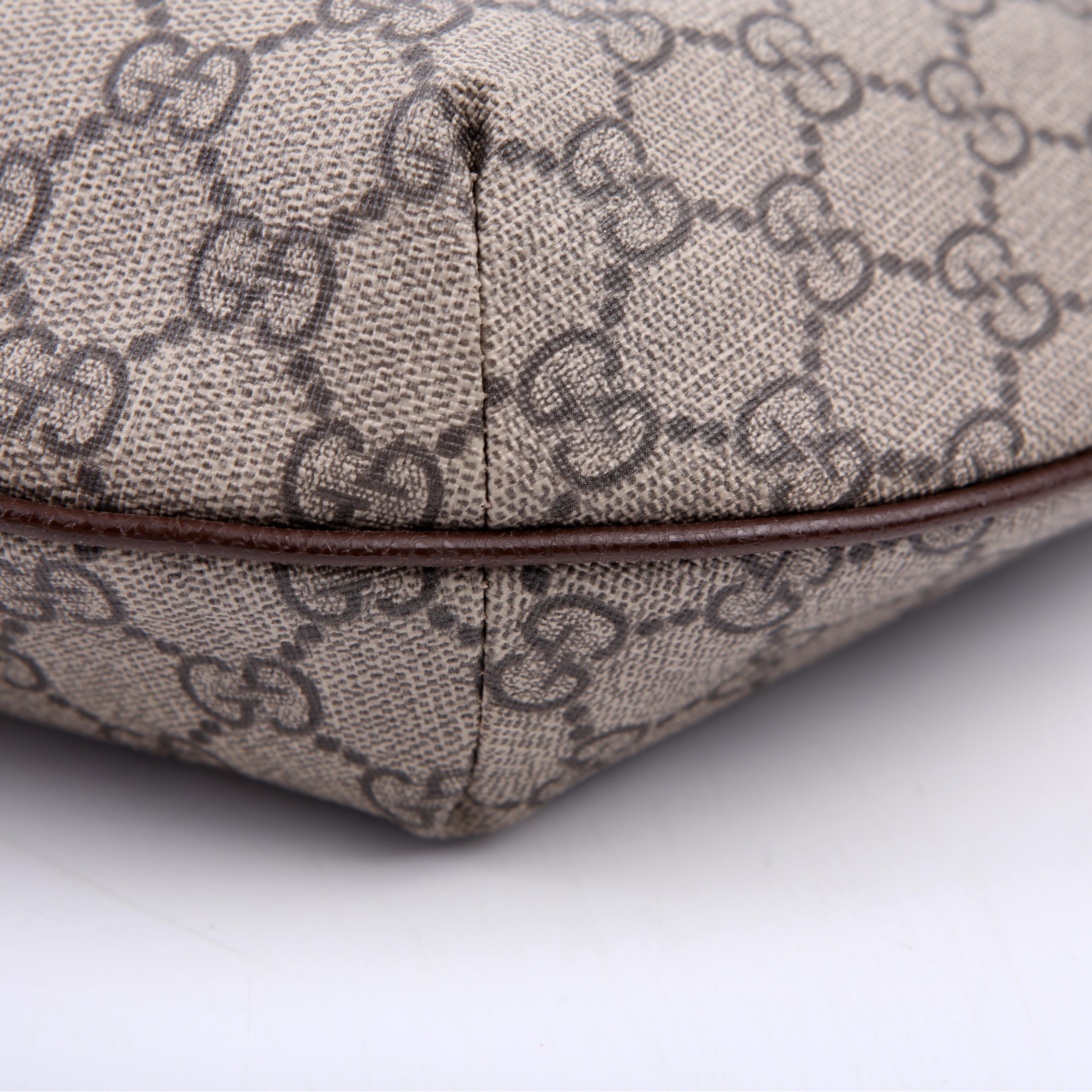 Gucci 547939 Ophidia GG Supreme Half Moon Hobo Large