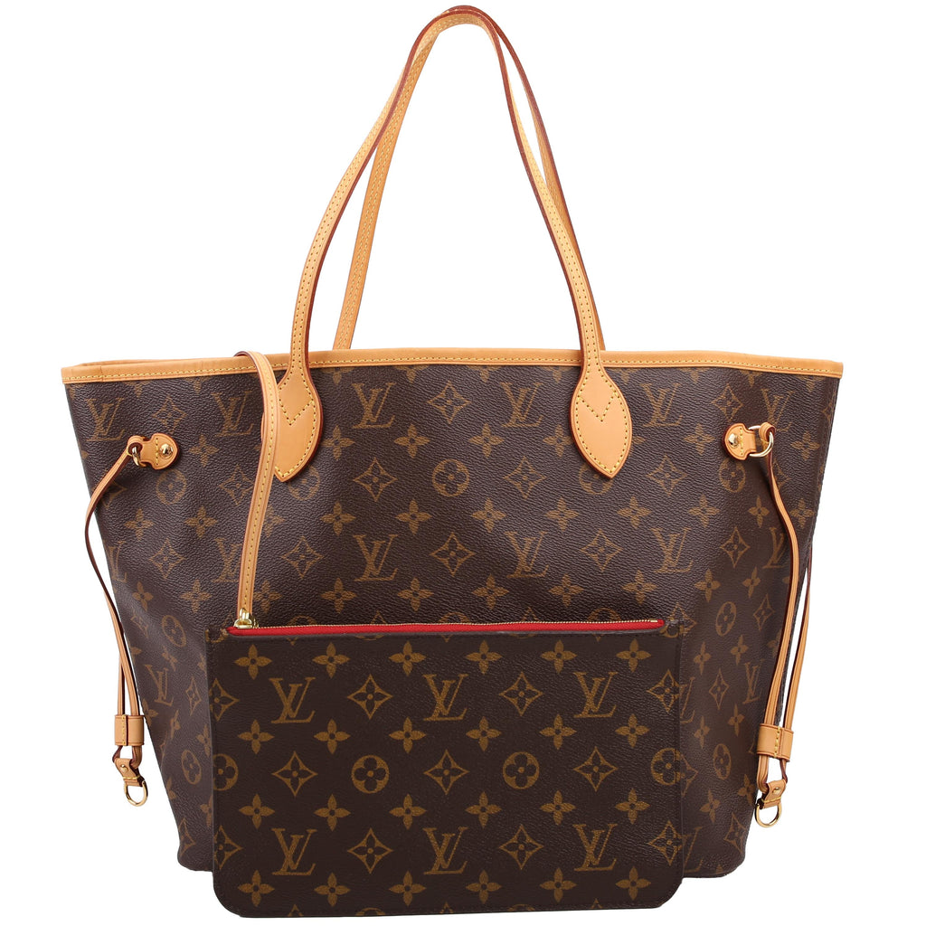 Neverfull with Wallet MM Monogram Red