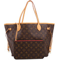 Neverfull with Wallet MM Monogram Red