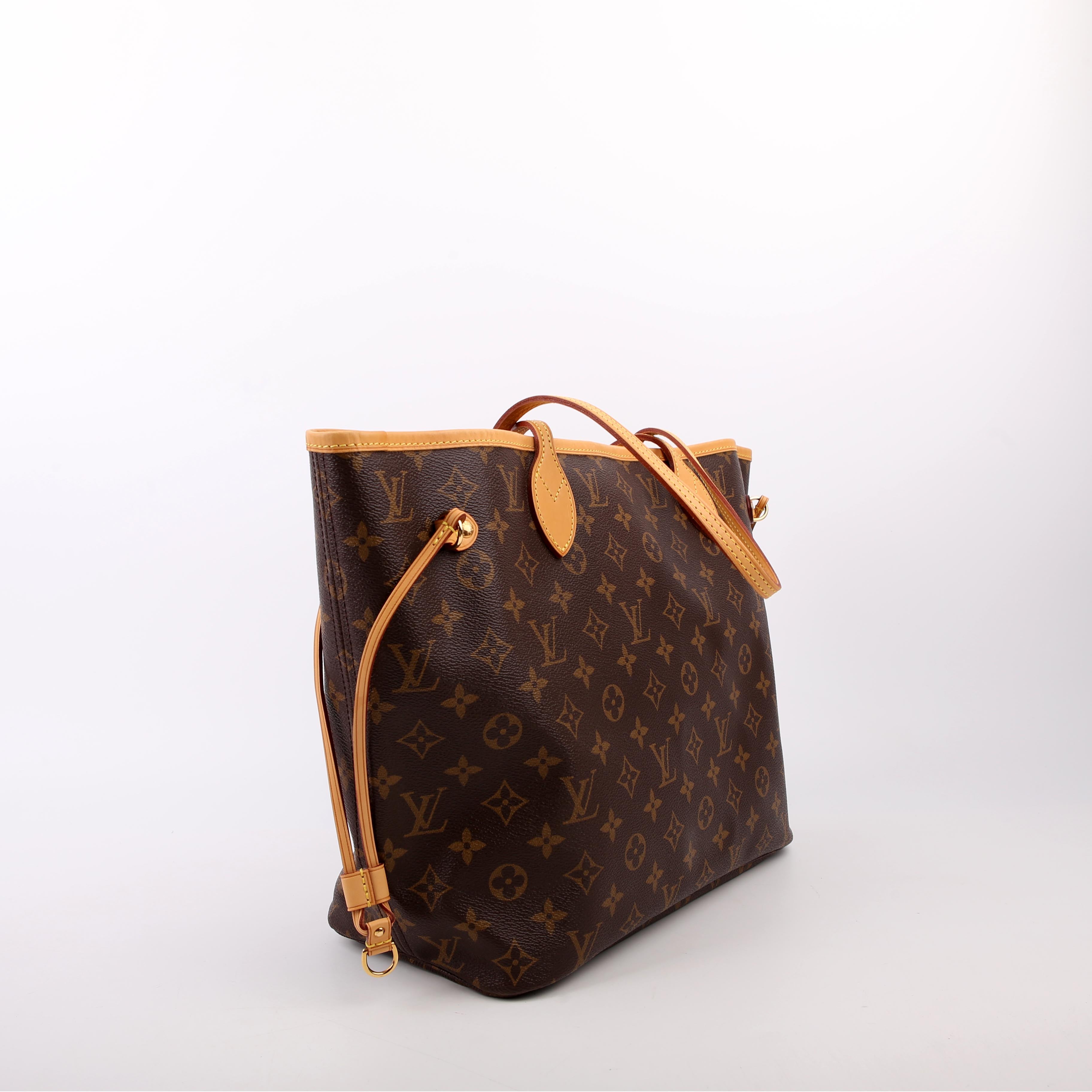 Neverfull with Wallet MM Monogram Red