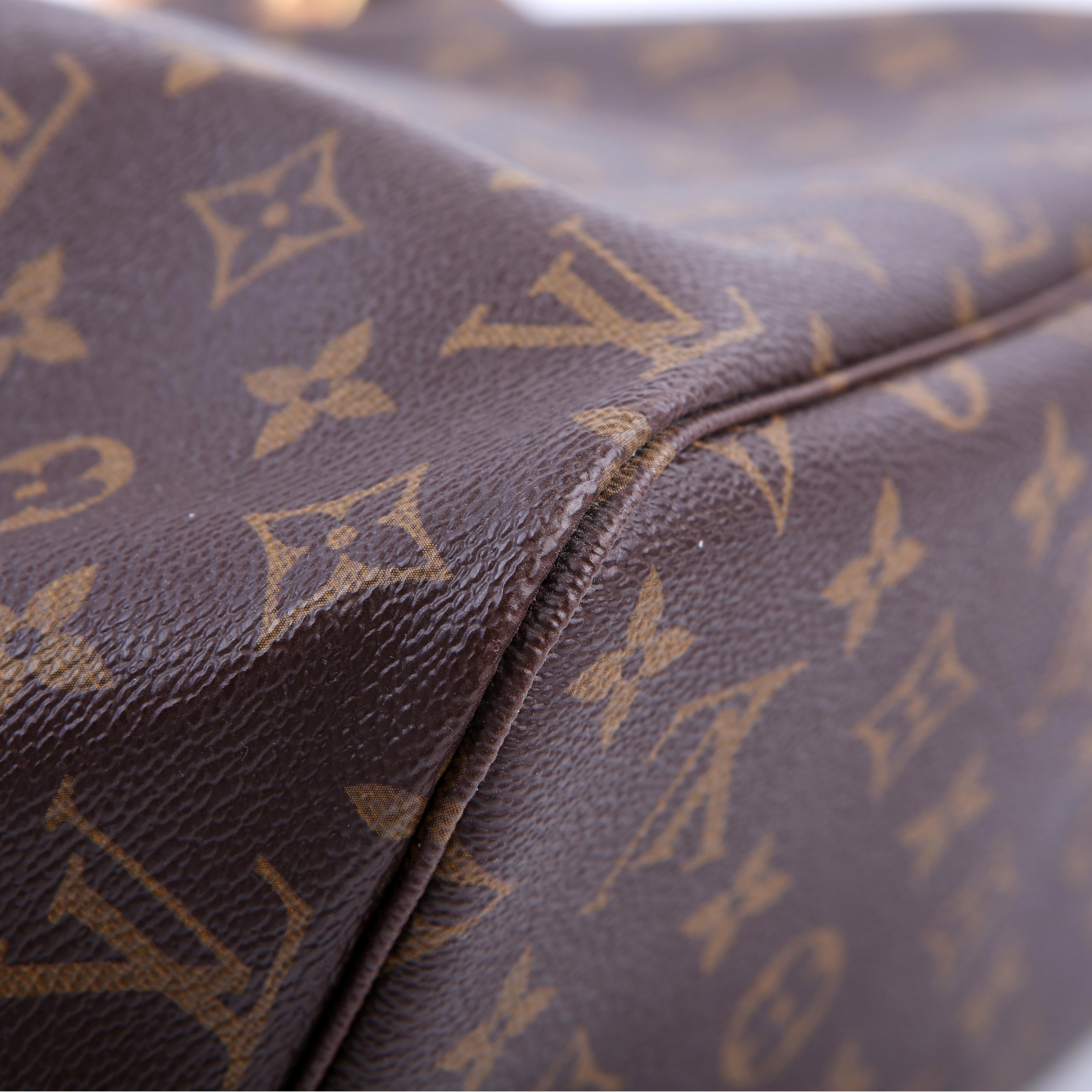 Neverfull with Wallet MM Monogram Red