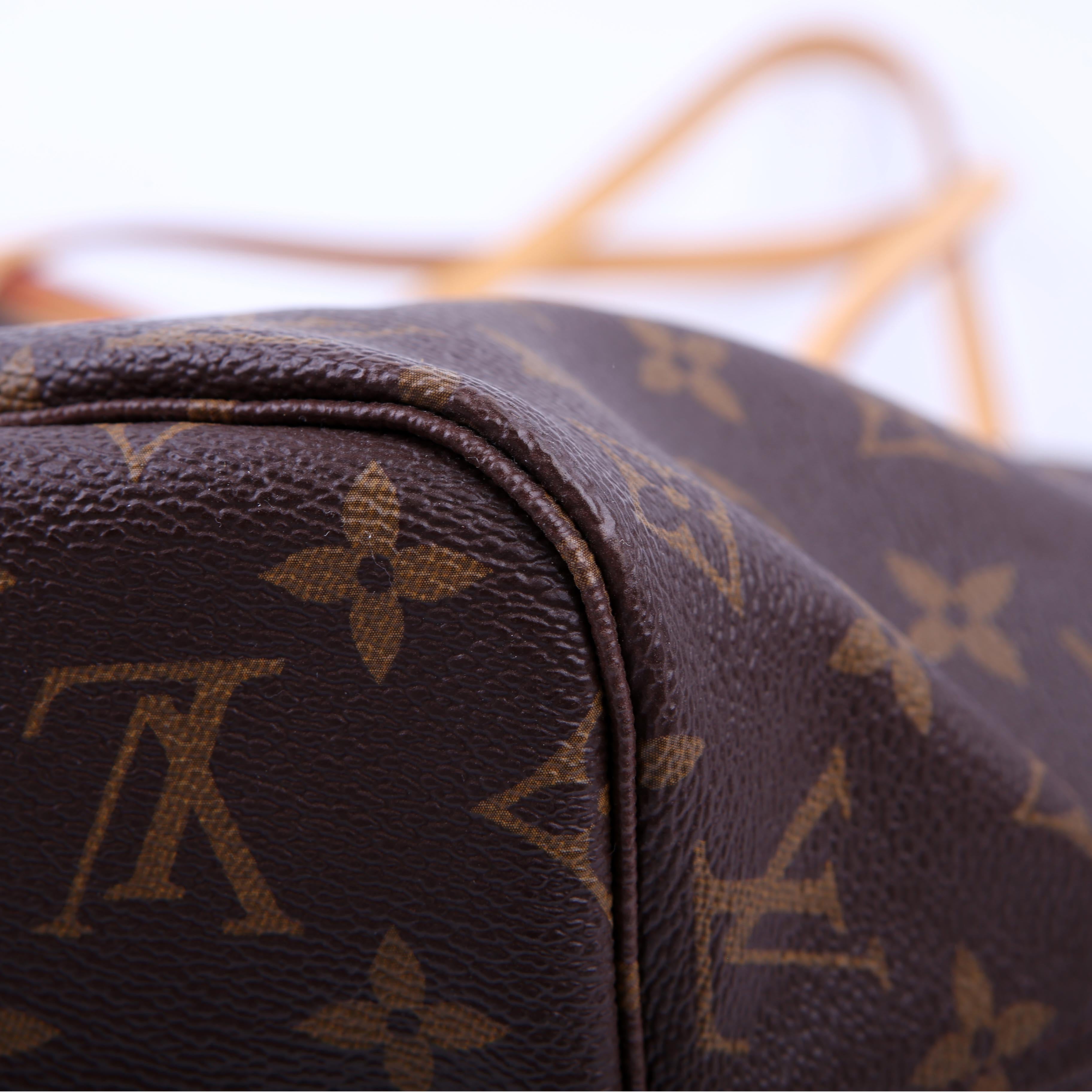 Neverfull with Wallet MM Monogram Red