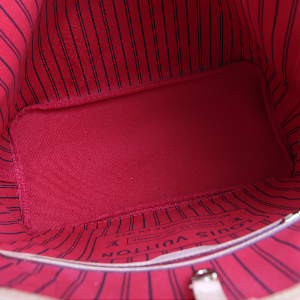 Neverfull with Wallet MM Monogram Red