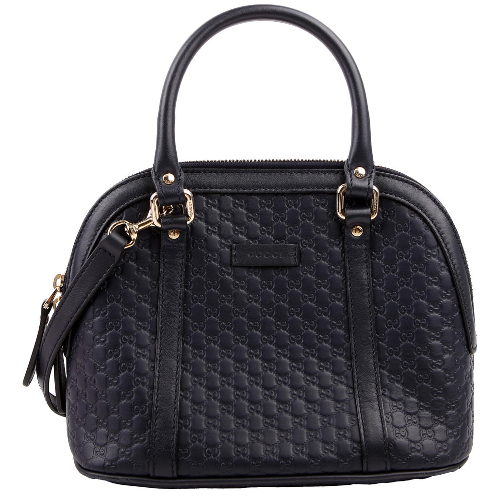 Gucci 449654 Mini Dome Micro Guccissima Blue