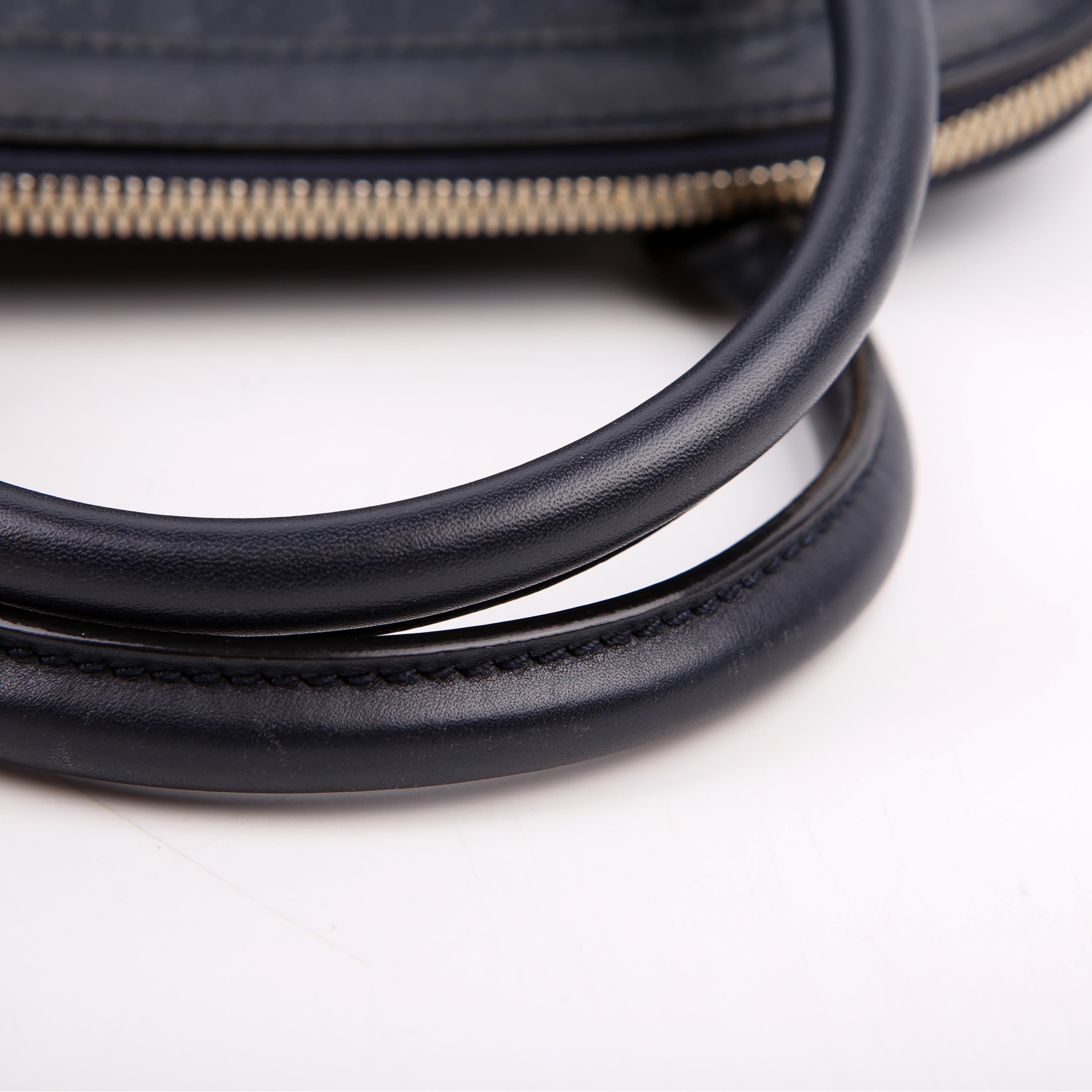 Gucci 449654 Mini Dome Micro Guccissima Blue
