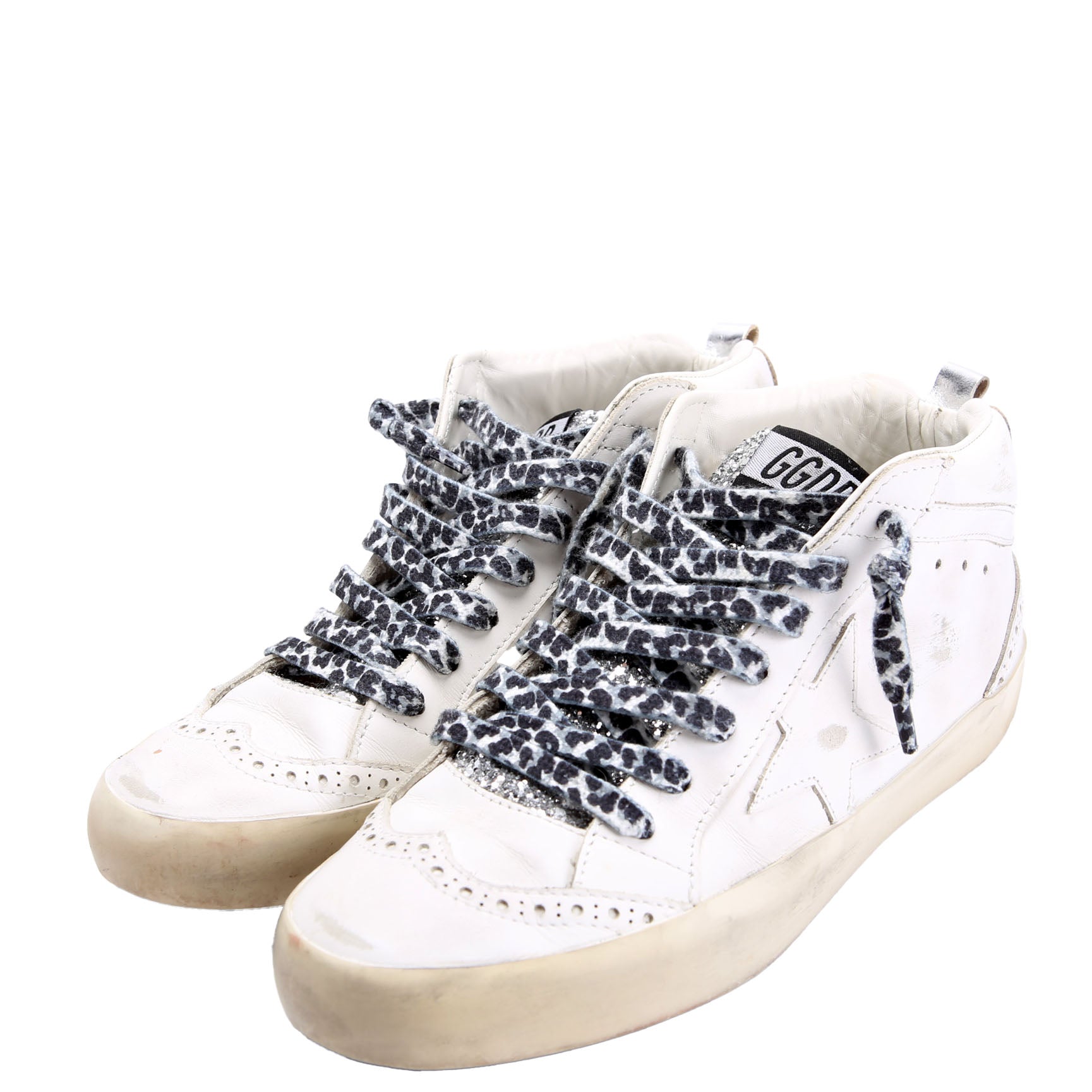 Midstar Sneakers Size 38 White/Silver