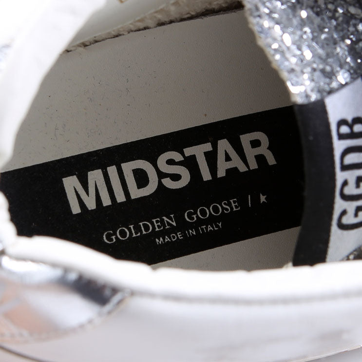 Midstar Sneakers Size 38 White/Silver
