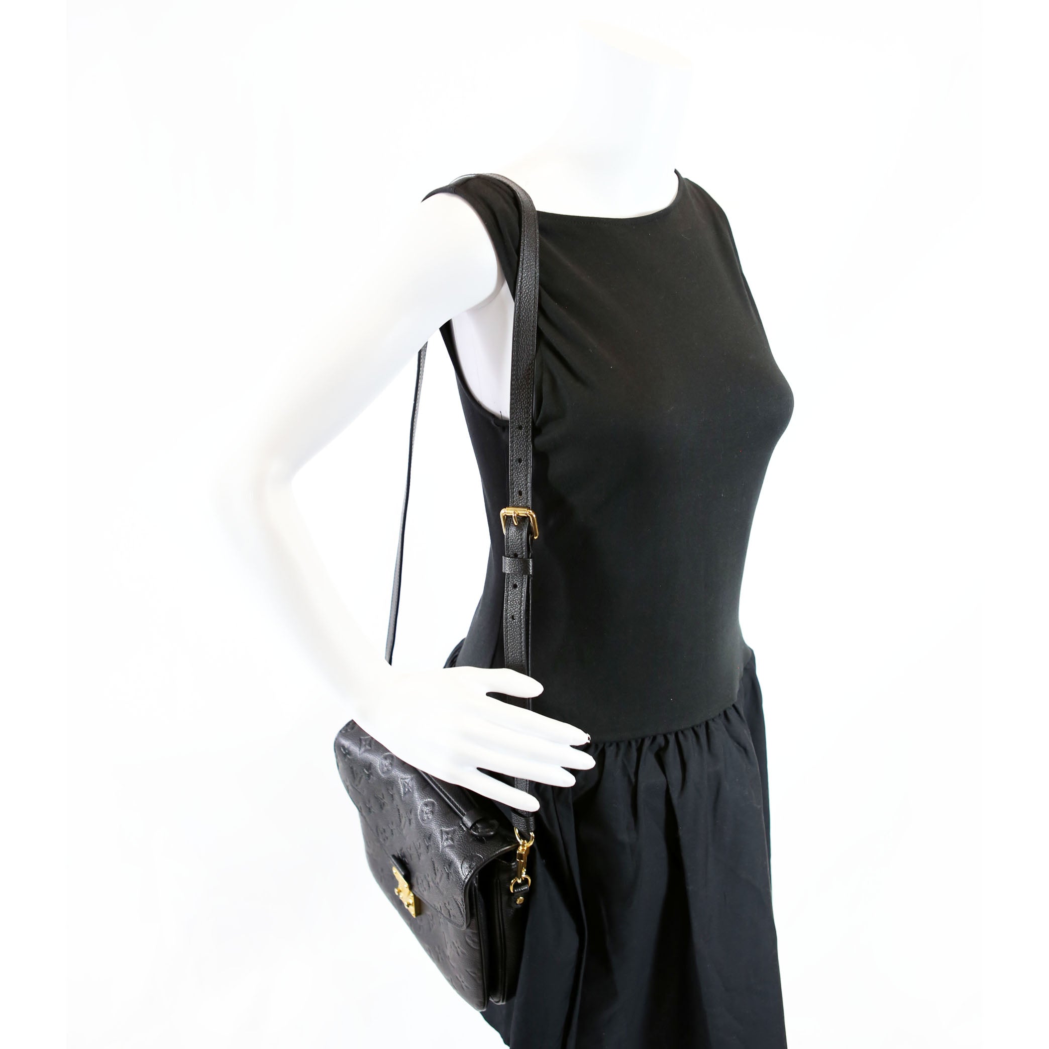 Pochette Metis Empreinte Black