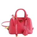 Saffiano Lux Mini Promenade Pink