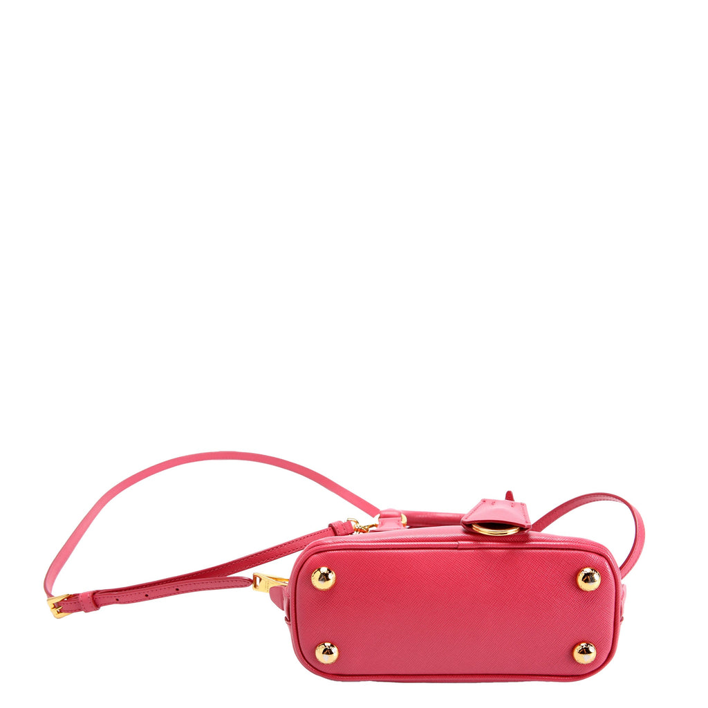 Saffiano Lux Mini Promenade Pink