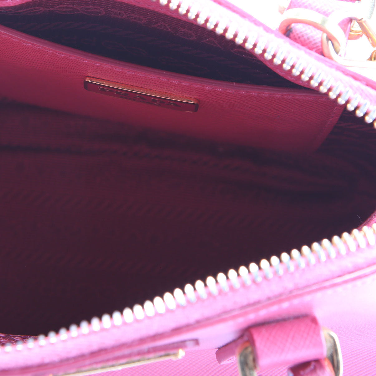 Saffiano Lux Mini Promenade Pink