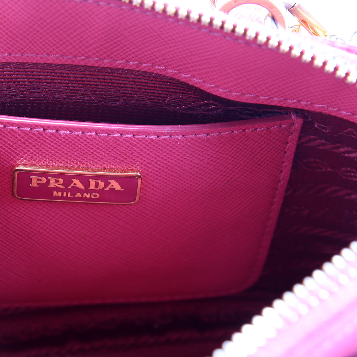 Saffiano Lux Mini Promenade Pink