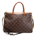Pallas Tote Monogram Leather Side