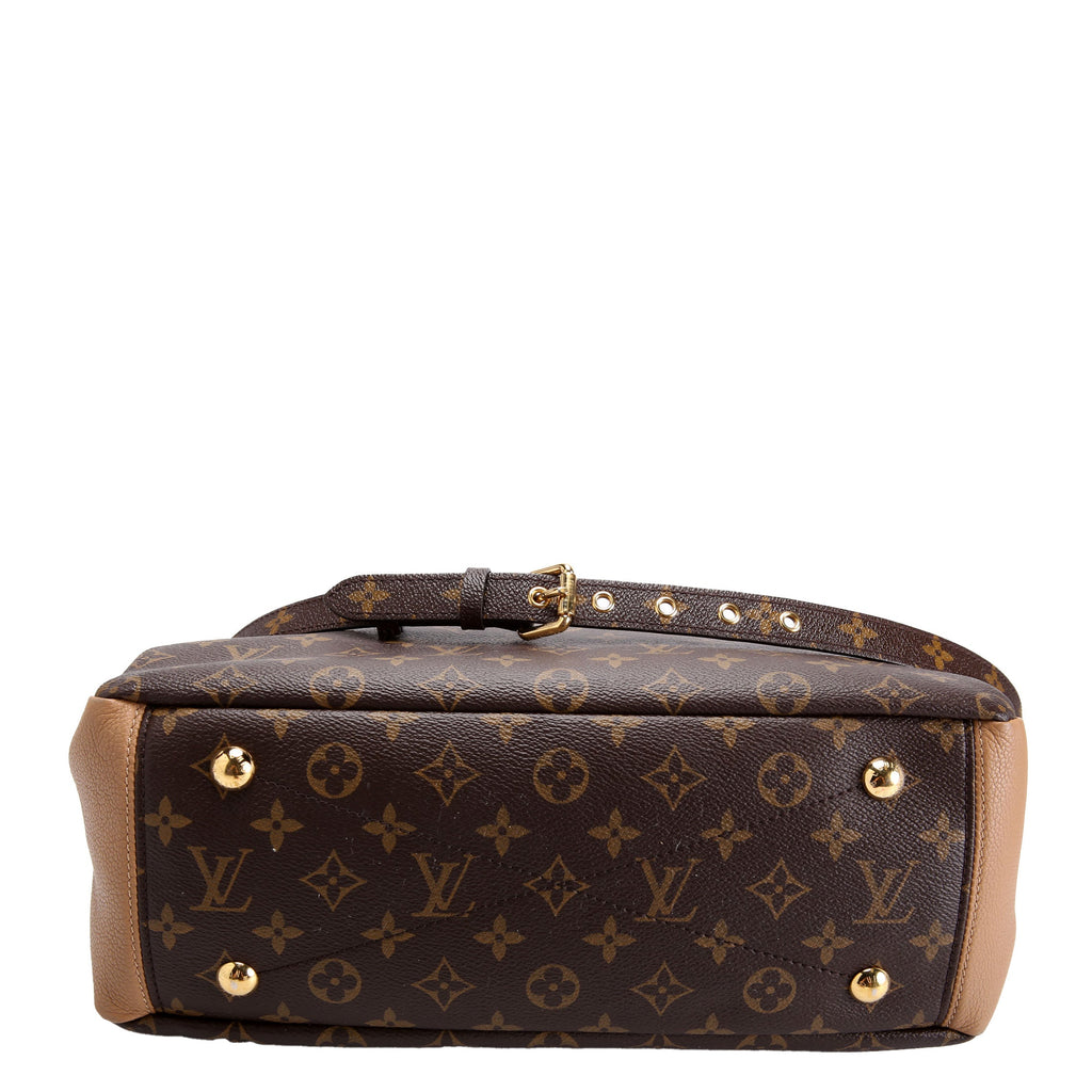 Pallas Tote Monogram Leather Side
