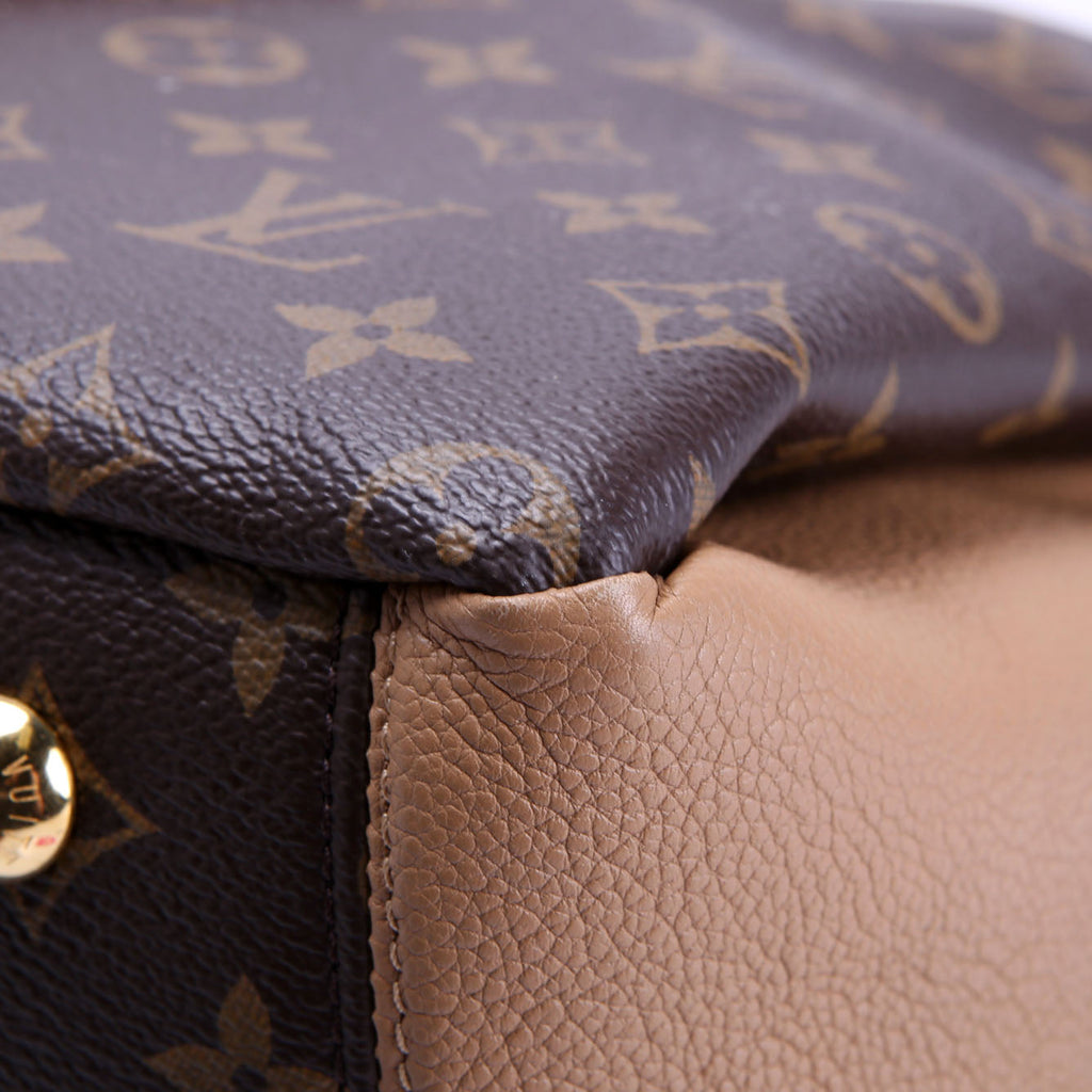 Pallas Tote Monogram Leather Side