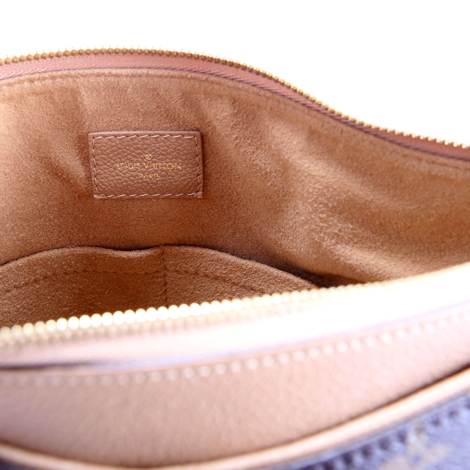 Pallas Tote Monogram Leather Side
