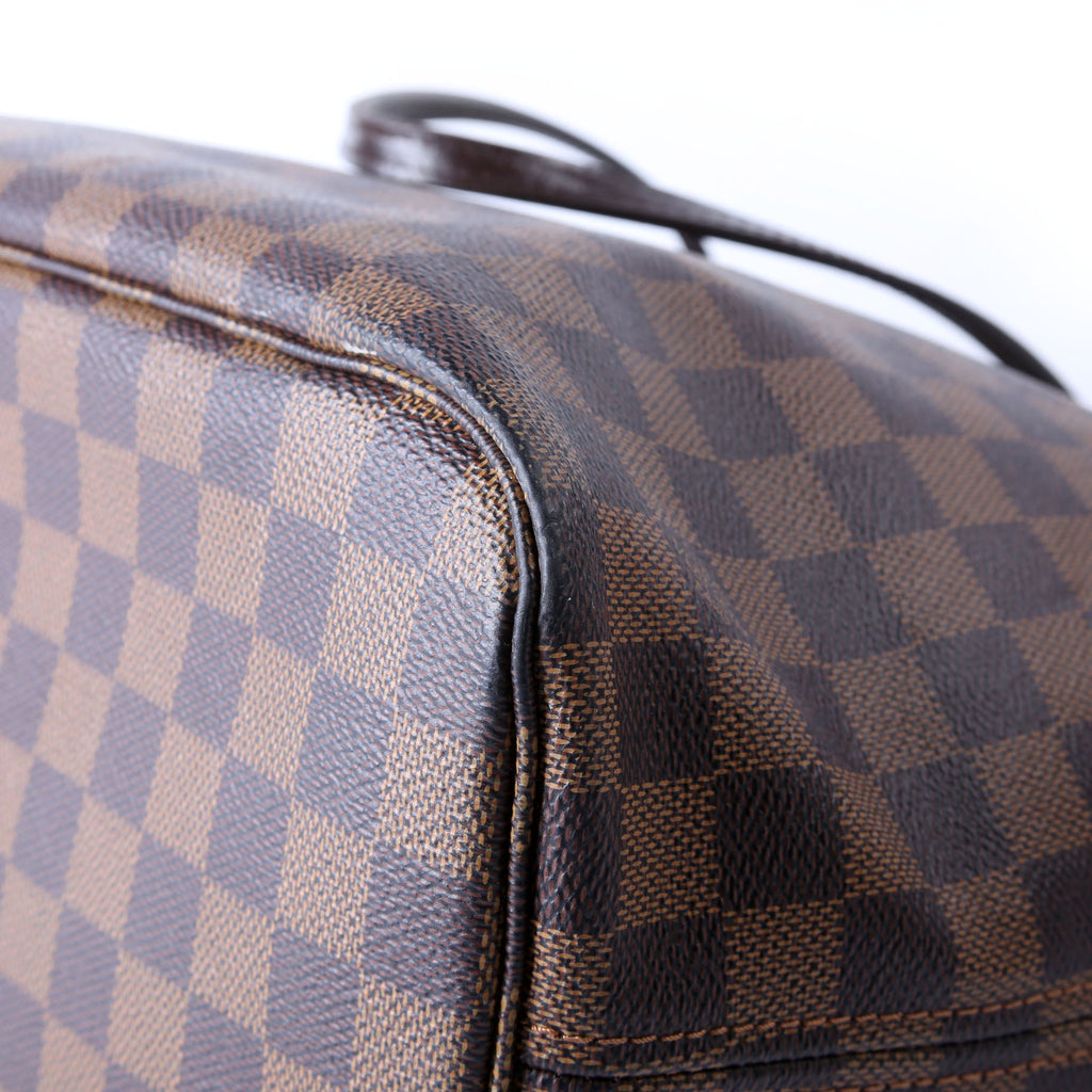 Neverfull With Wallet MM Damier Ebene Red