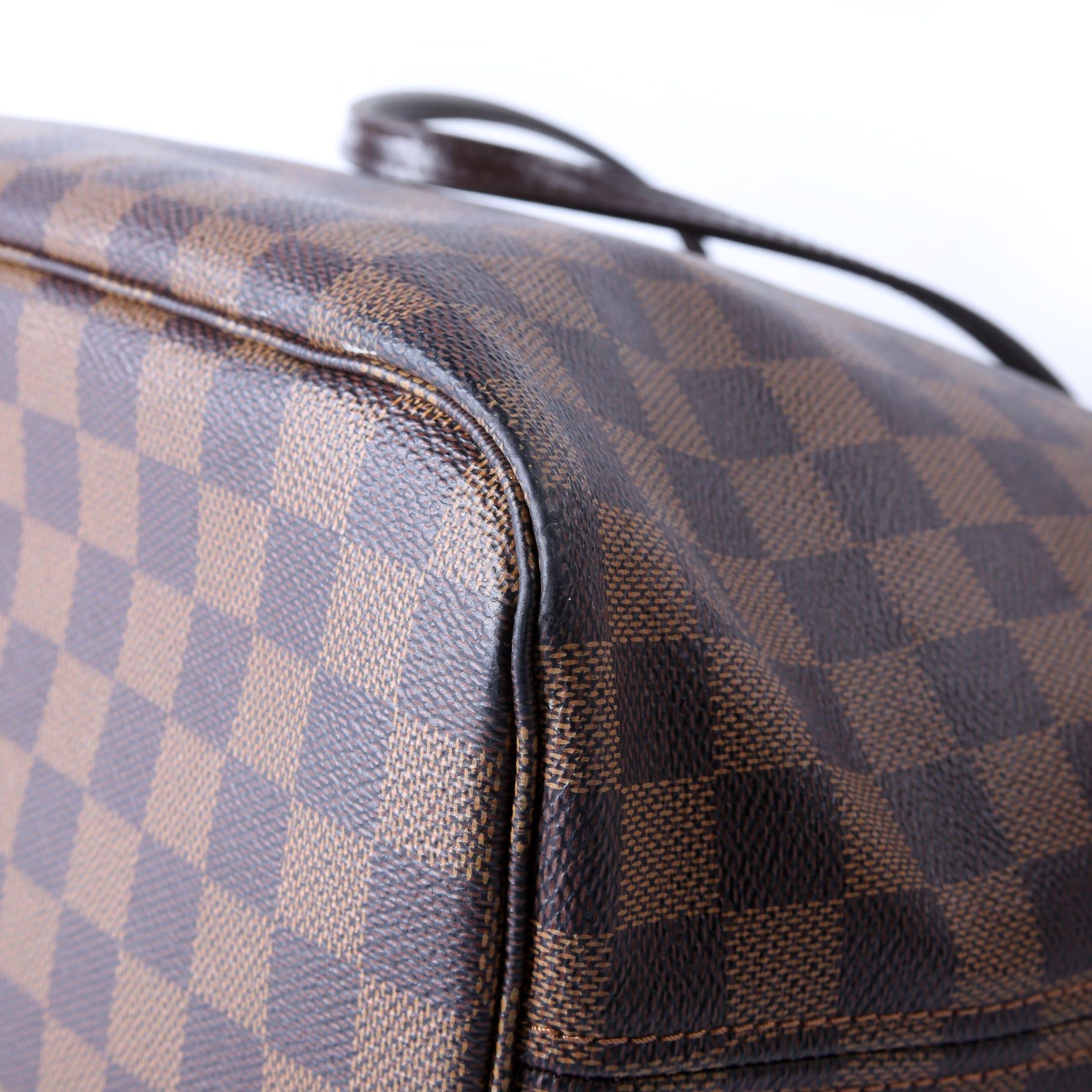 Neverfull With Wallet MM Damier Ebene Red