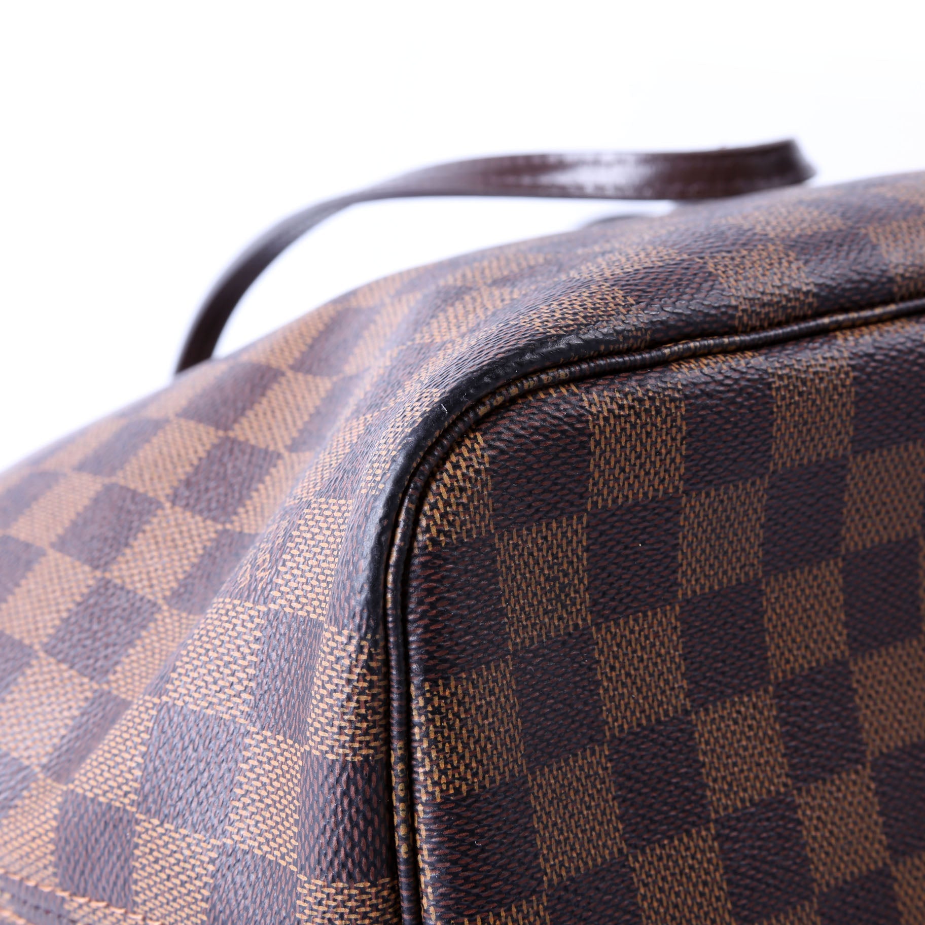 Neverfull With Wallet MM Damier Ebene Red