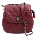 Waiter Flap Bag Caviar 21M Burgundy