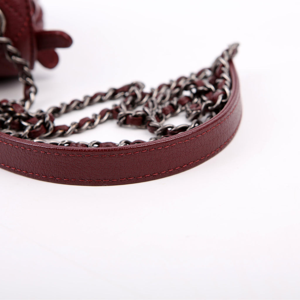 Waiter Flap Bag Caviar 21M Burgundy
