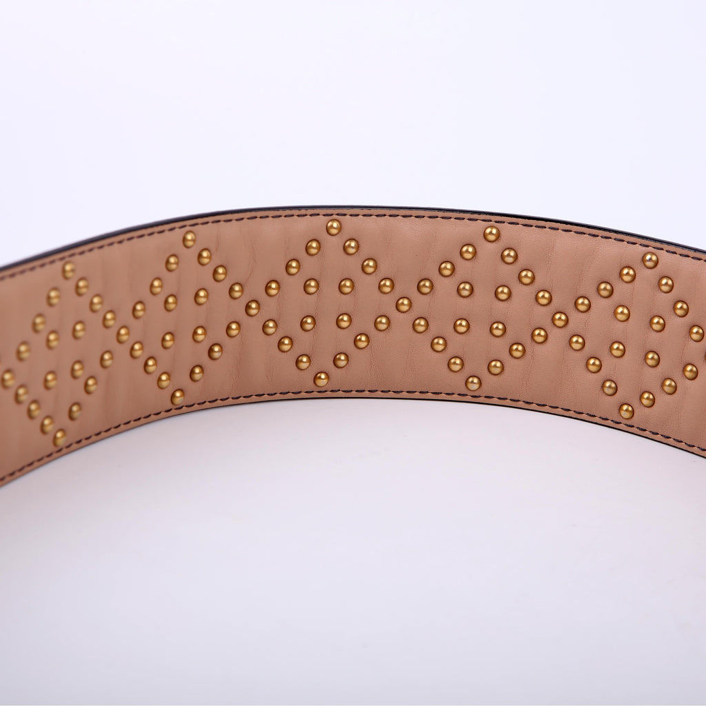 Dior Lady Dior Mini Studded Tan