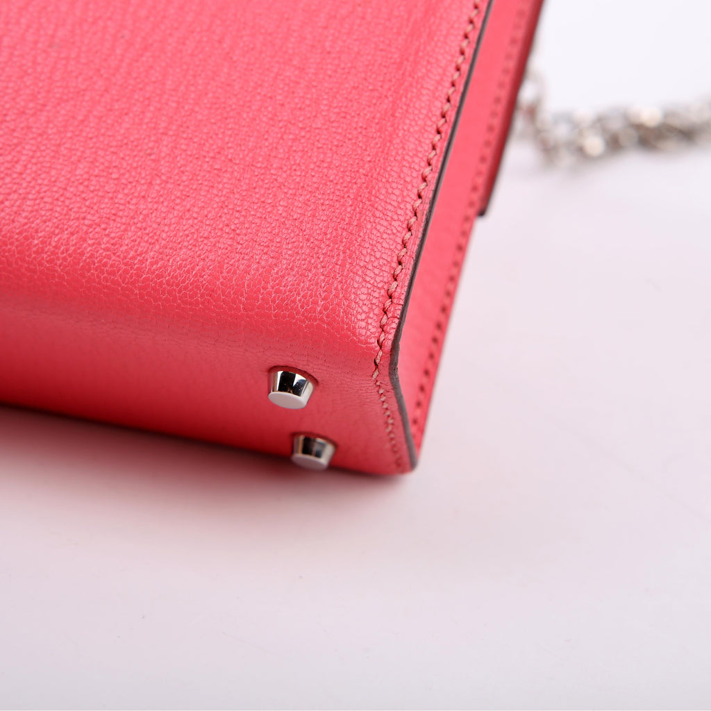 Hermes Verrou Chaine Mini Pink/Silver