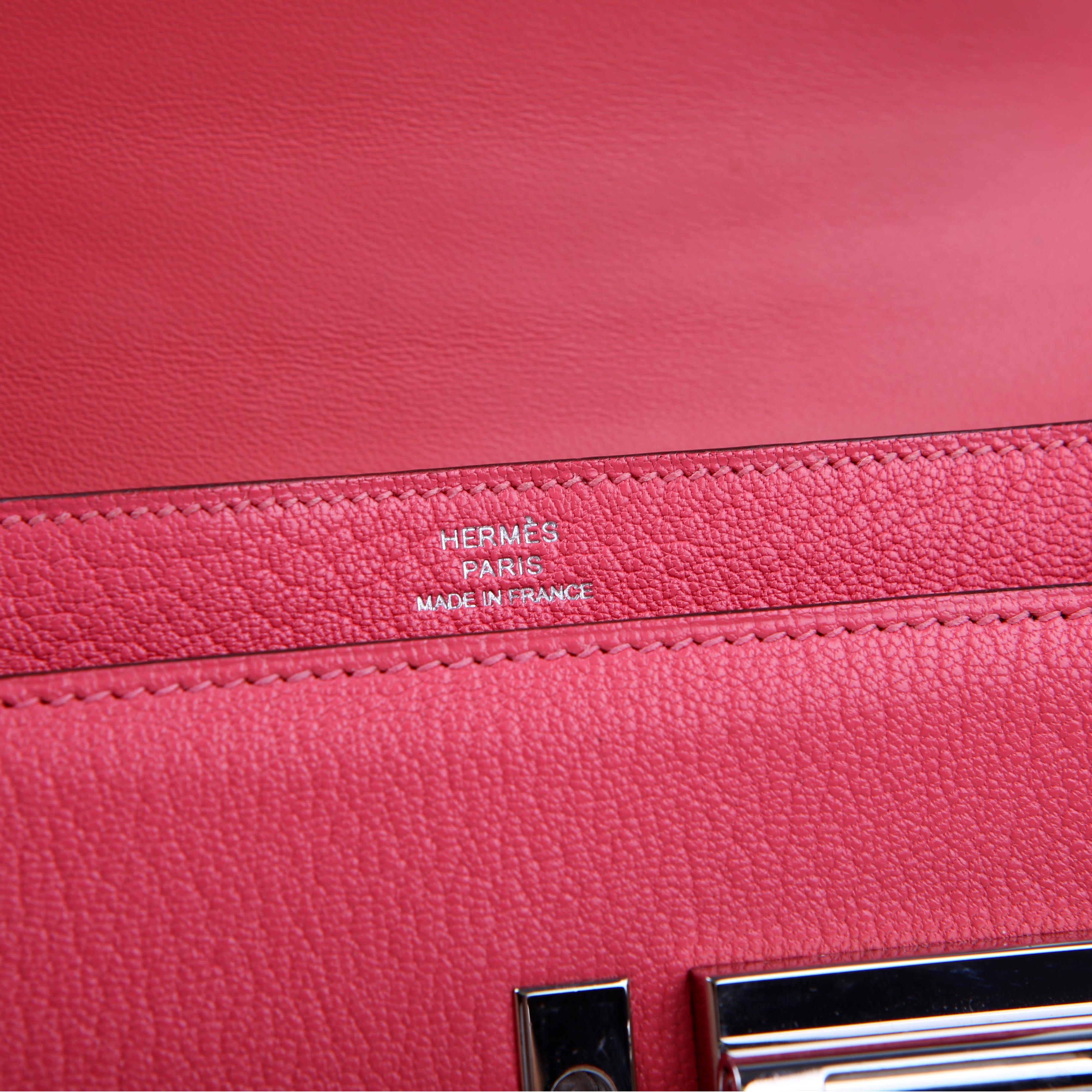 Hermes Verrou Chaine Mini Pink/Silver