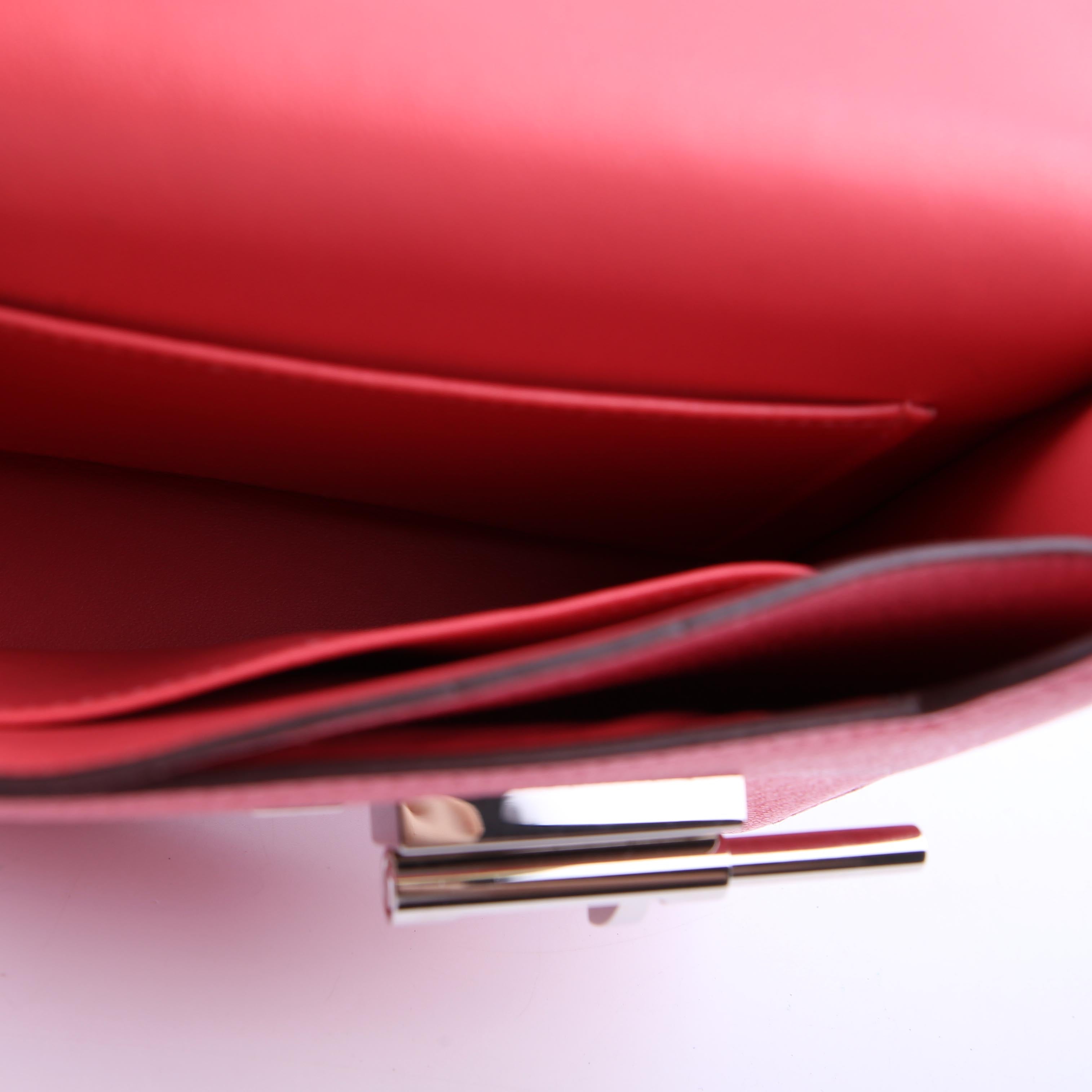 Hermes Verrou Chaine Mini Pink/Silver